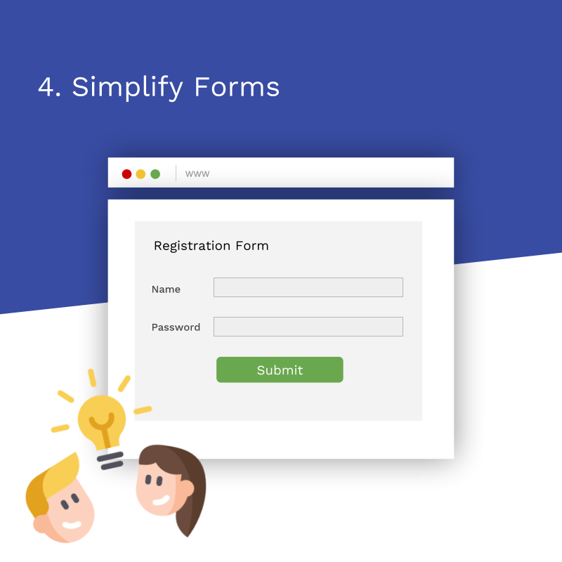 7 Tips Redesign Website_simplify forms