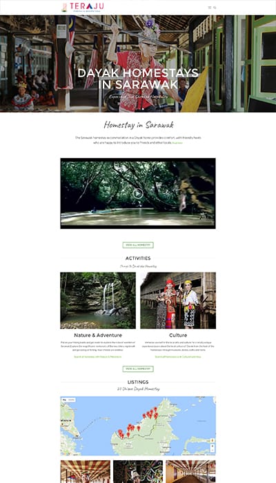 web-design-malaysia-dcci-1 DCCI Teraju Homestay Main Page Web Design