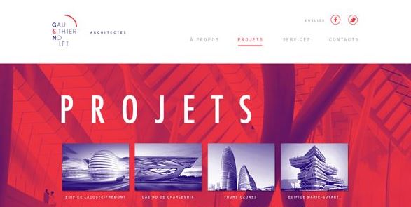 element in web design for architects_color sheme