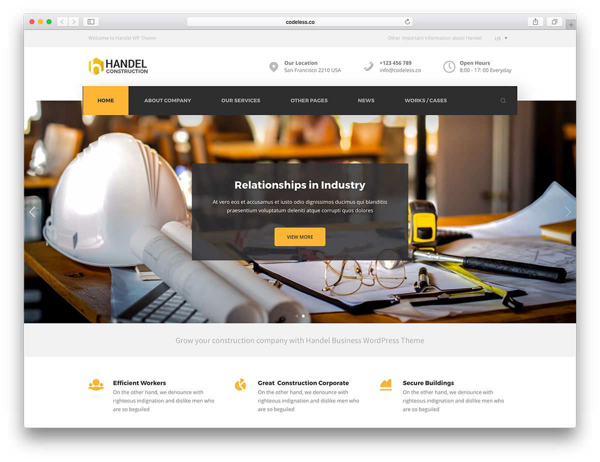 web design for construction company_t2