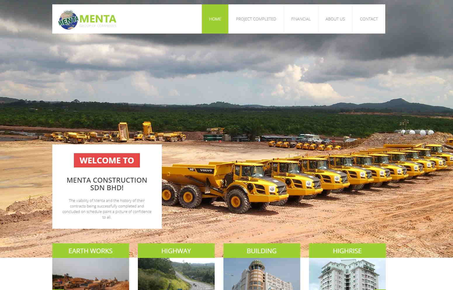 TOP web design for construction co_menta