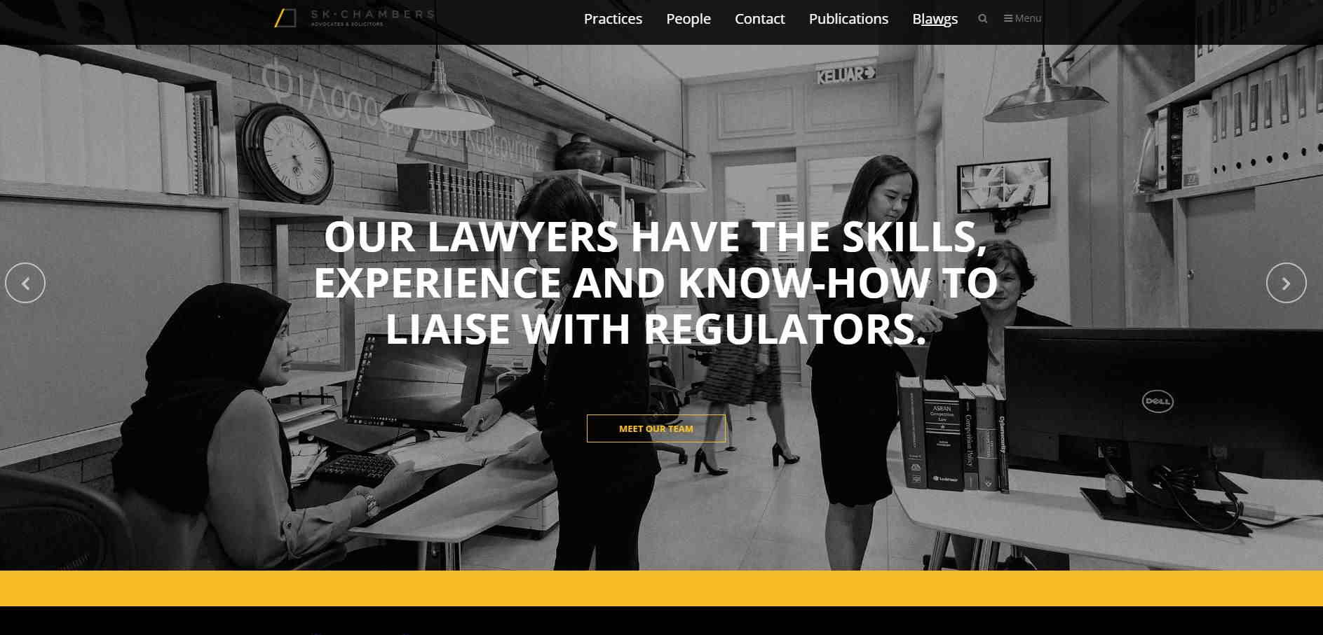 Web Design For Lawyer - web design for lawyers skchambers