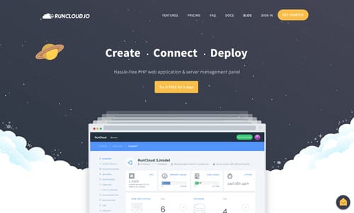 - website design style run cloud