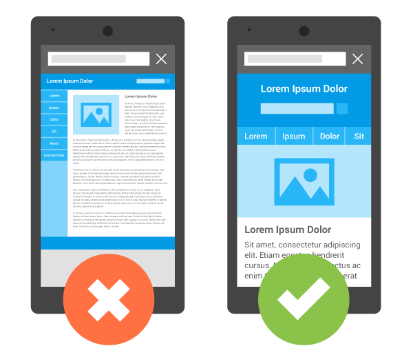 website mistakes - mobile responsive